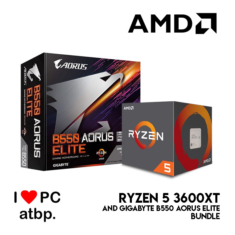 AMD Ryzen 5 3600XT and Gigabyte B550 Aorus Elite Bundle ...