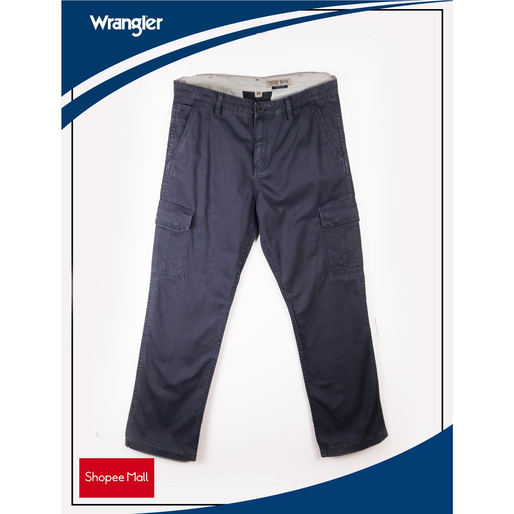 Wrangler Timber Creek Jack Regular Rise Straight Cargo Pants in Grey |  Shopee Philippines