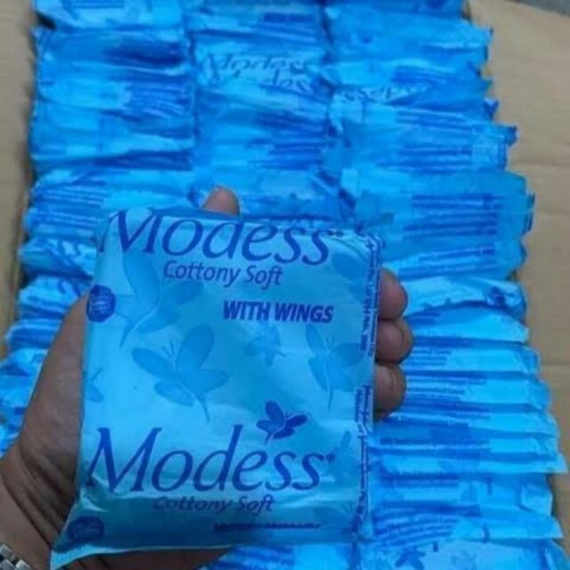 Modess Sanitary Napkin with Wings per Piece | Shopee Philippines