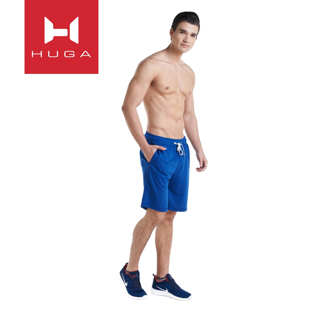 mens cotton jogger shorts