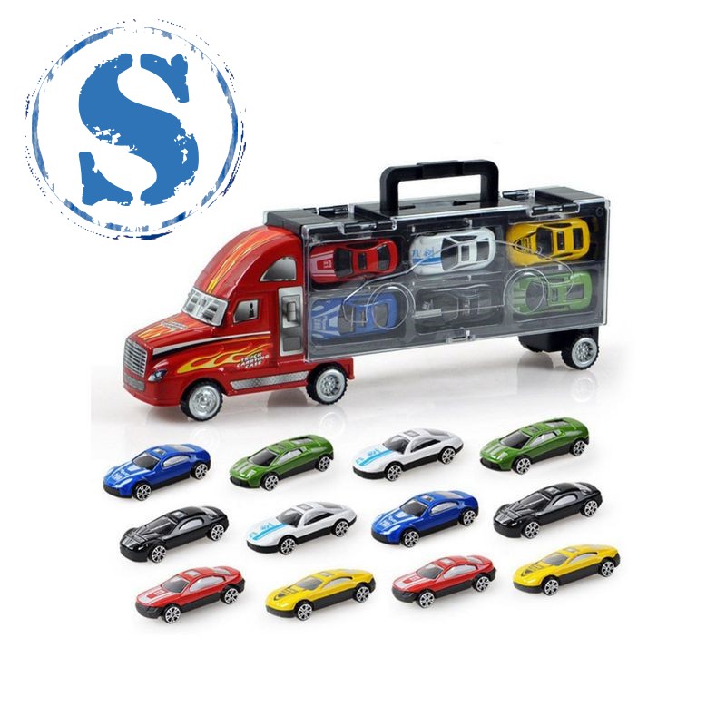 toy truck transport car carrier