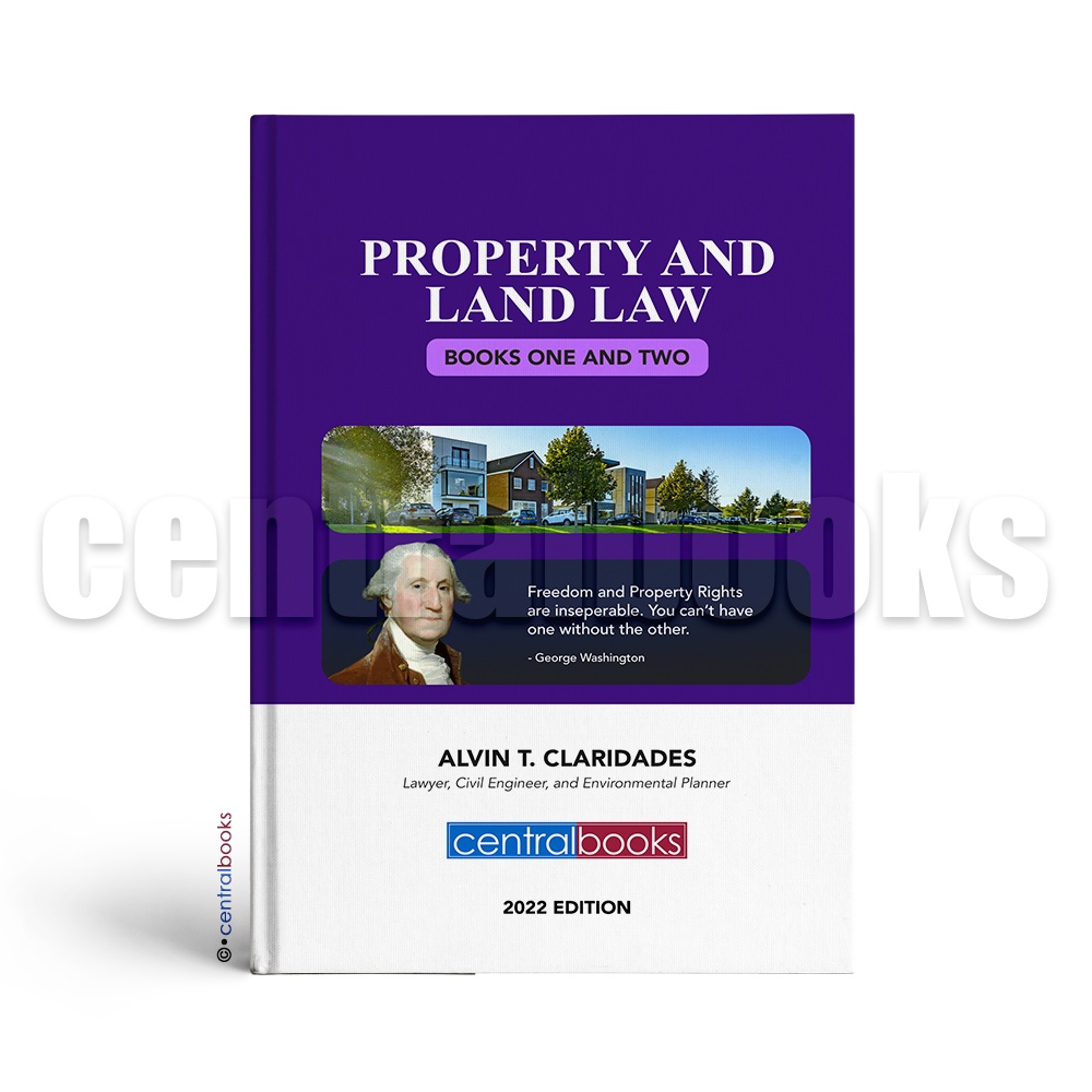 Property And Land Law (Books One And Two) (2022) By Alvin Claridades ...