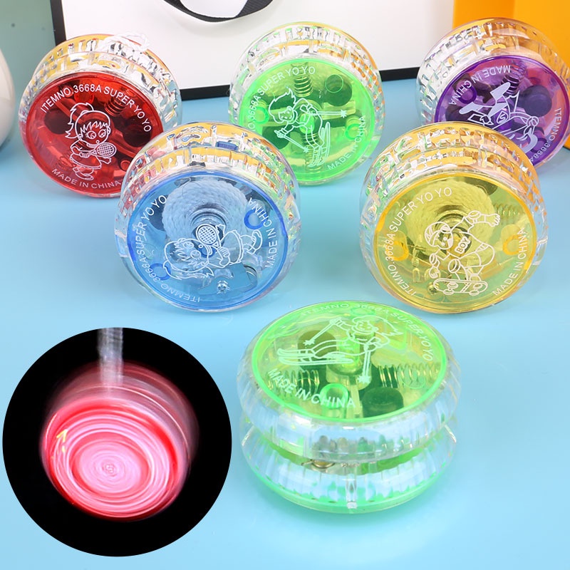 Weird Toys Glowing yo-yo pull toy string yo-yo ball youyou ball (ZD#HY ...