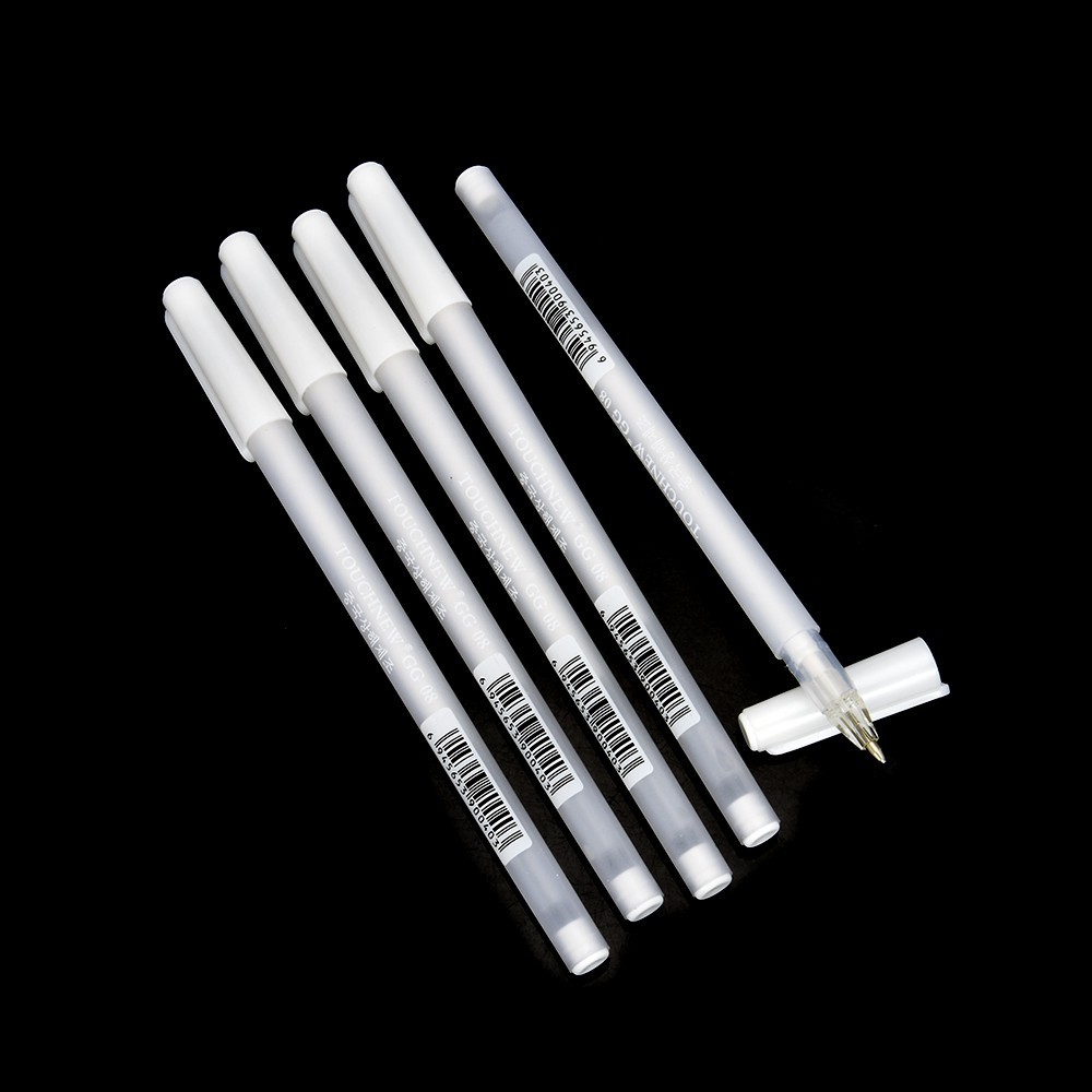 0.8mm White Gel Ink Marking Pen TOUCHNEW Artist Painting highlight