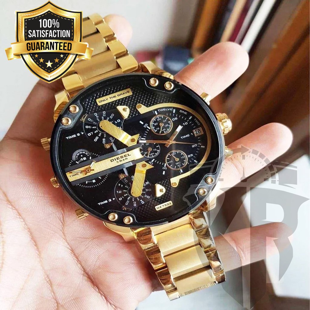 big daddy diesel watch gold