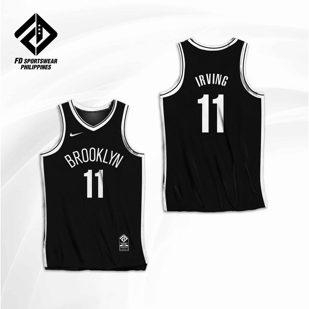 BROOKLYN NETS KYRIE IRVING FULL SUBLIMATED JERSEY Shopee Philippines