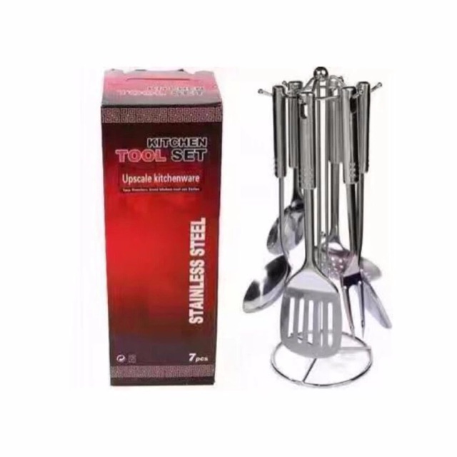 Fashion King 7in1 Stainless Steel Kitchen Utensil Tool Set Kitchenware