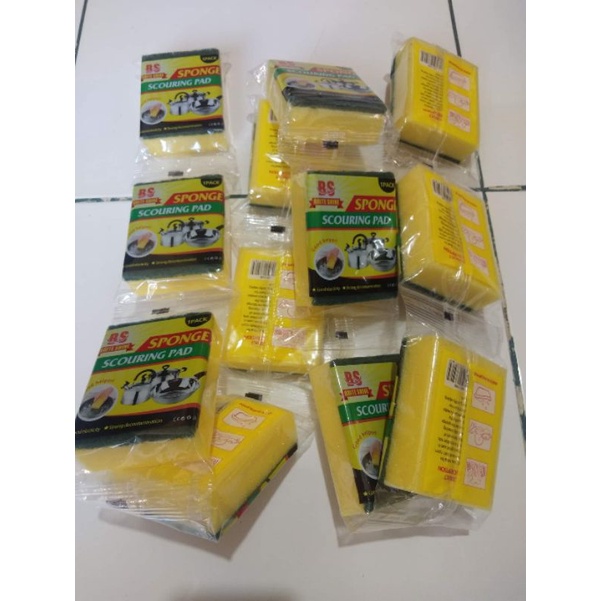 Sponge/scouring pad(12 pcs) Shopee Philippines
