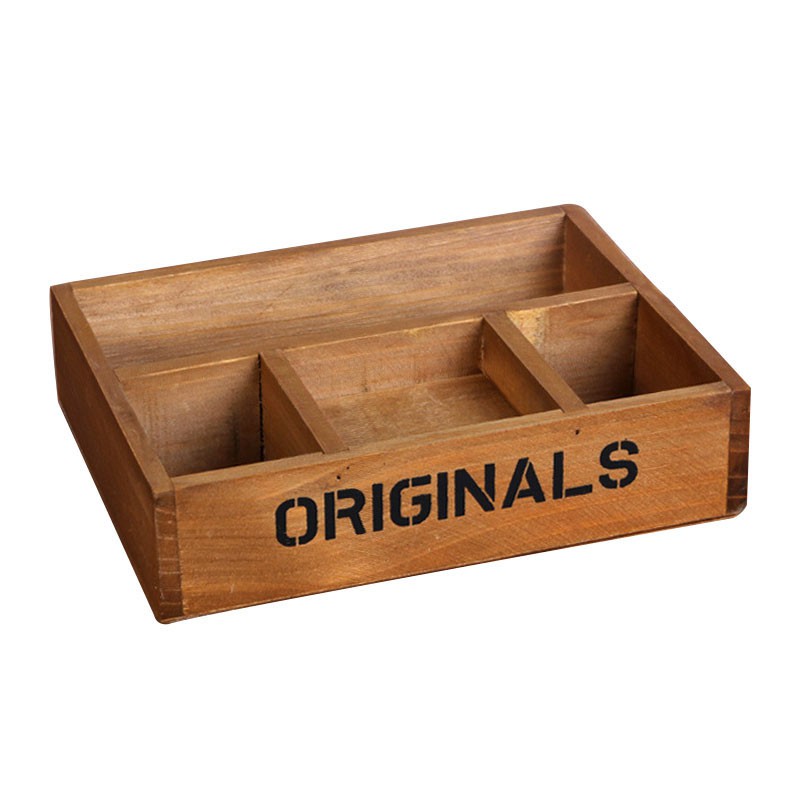 Small Plain Wooden Storage Box Case for Jewellery Small Gadgets Gift Wood CP