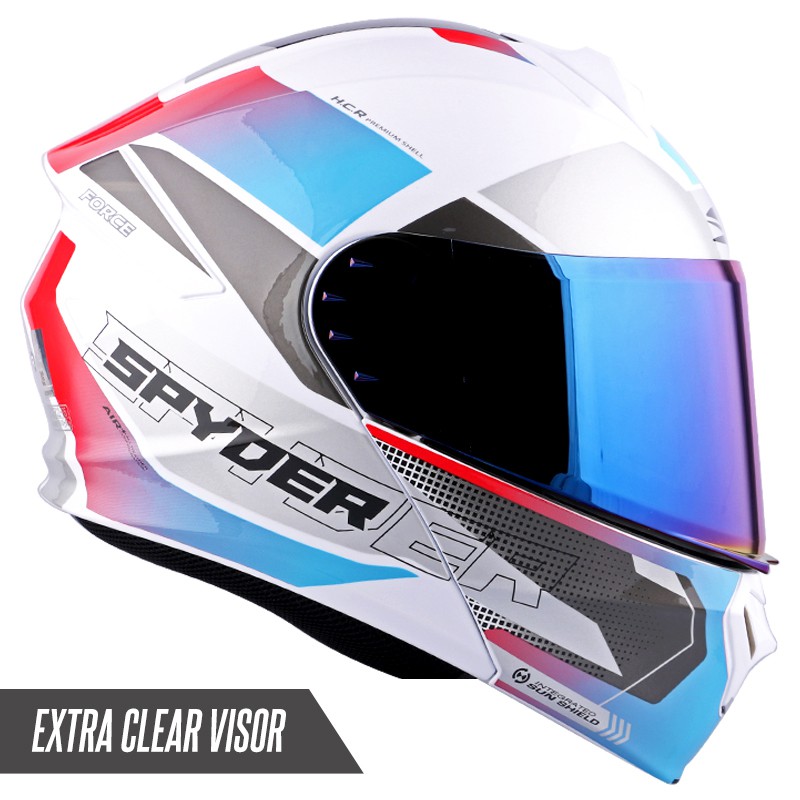 Spyder Modular Helmet with Dual Visor FORCE GD Series 1 Shopee