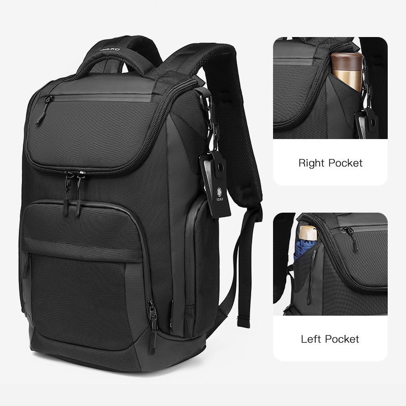 OZUKO Men Large Capacity Waterproof Laptop Backpack Business Travel Bag USB Charging - Image 5