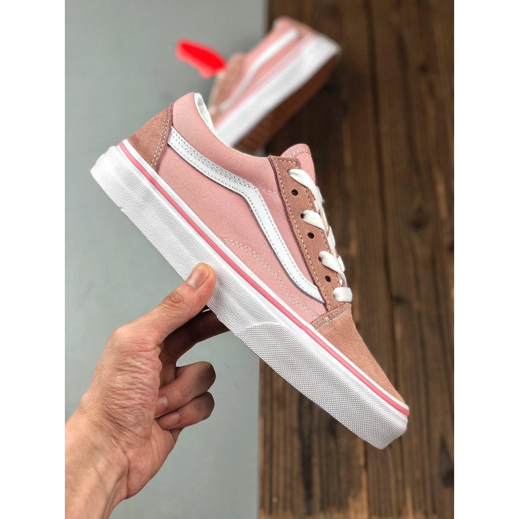 pink low top vans