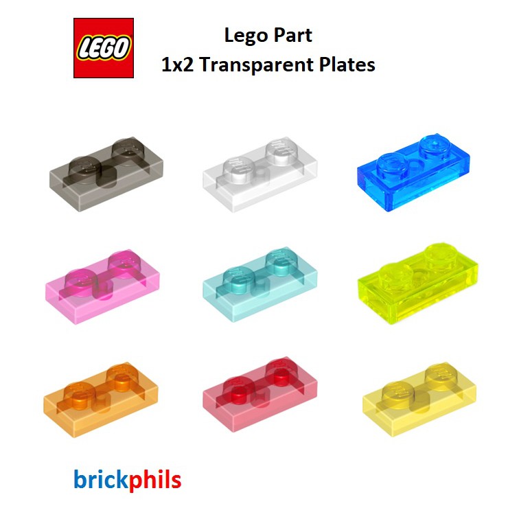 LEGO Plate 1x2 WHITE 10 PIECES part # 3023 BRAND NEW 