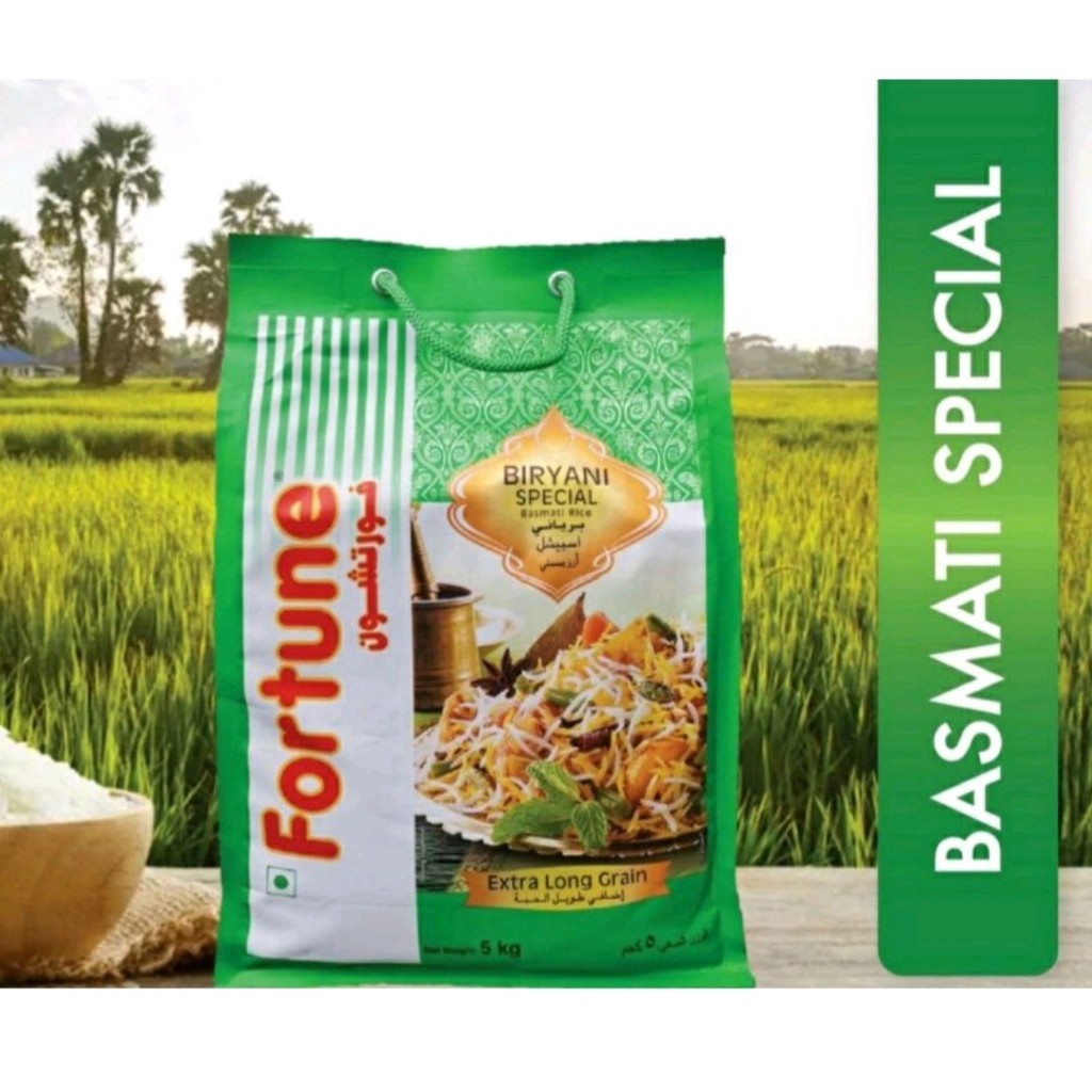 FORTUNE BIRYANI SPECIAL BASMATI RICE 20KG (5KGx4PACK) Shopee Philippines