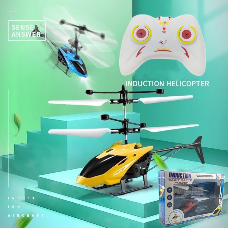 Remote control helicopter RC rechargeable Aircraft Infrared Induction Toys For Kids Outdoor Toy