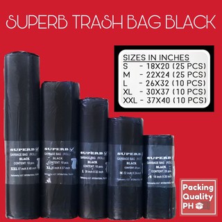 Black Clear Trash Bag / Garbage Bag Superb PER ROLL LOWEST PRICE!!