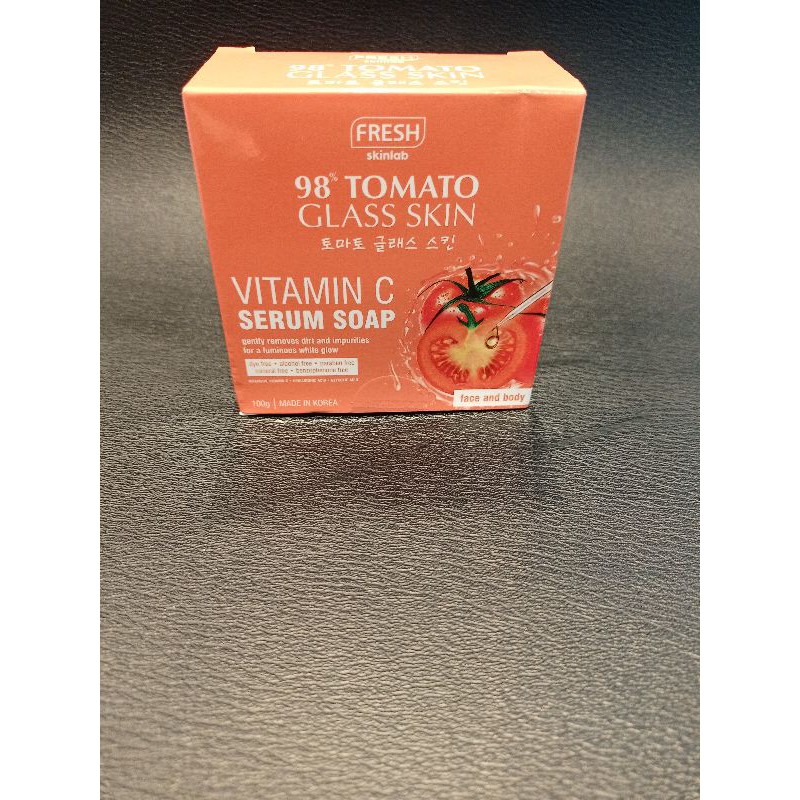 tomato glass skin serum soap