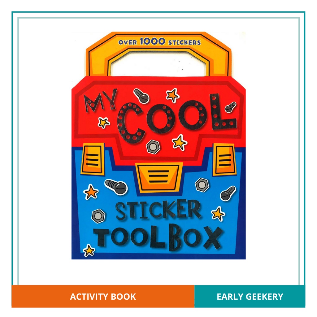 My Cool Sticker Toolbox Sticker Activity Book Shopee Philippines