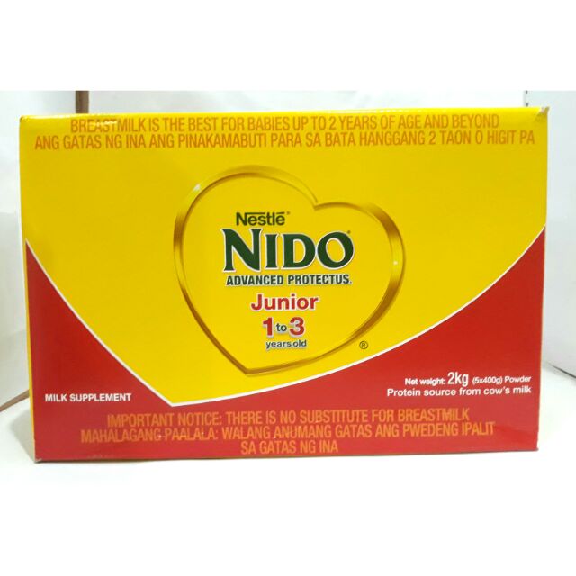 Nido Junior 13 years old 2kg Shopee Philippines