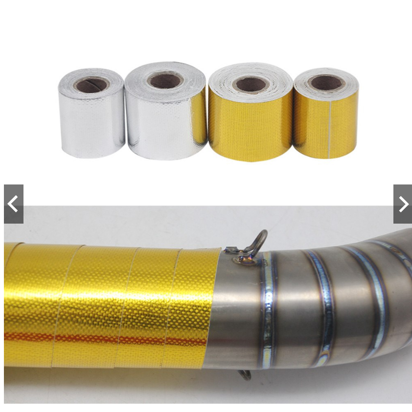 5m/10m/15m High Heat Insulation Aluminium Foil Wrap Exhaust Header Pipe