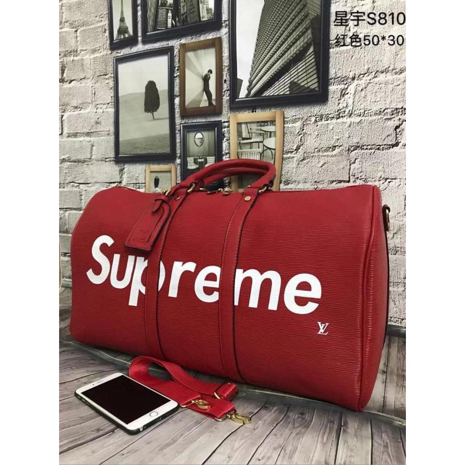 louis vuitton supreme travel bag