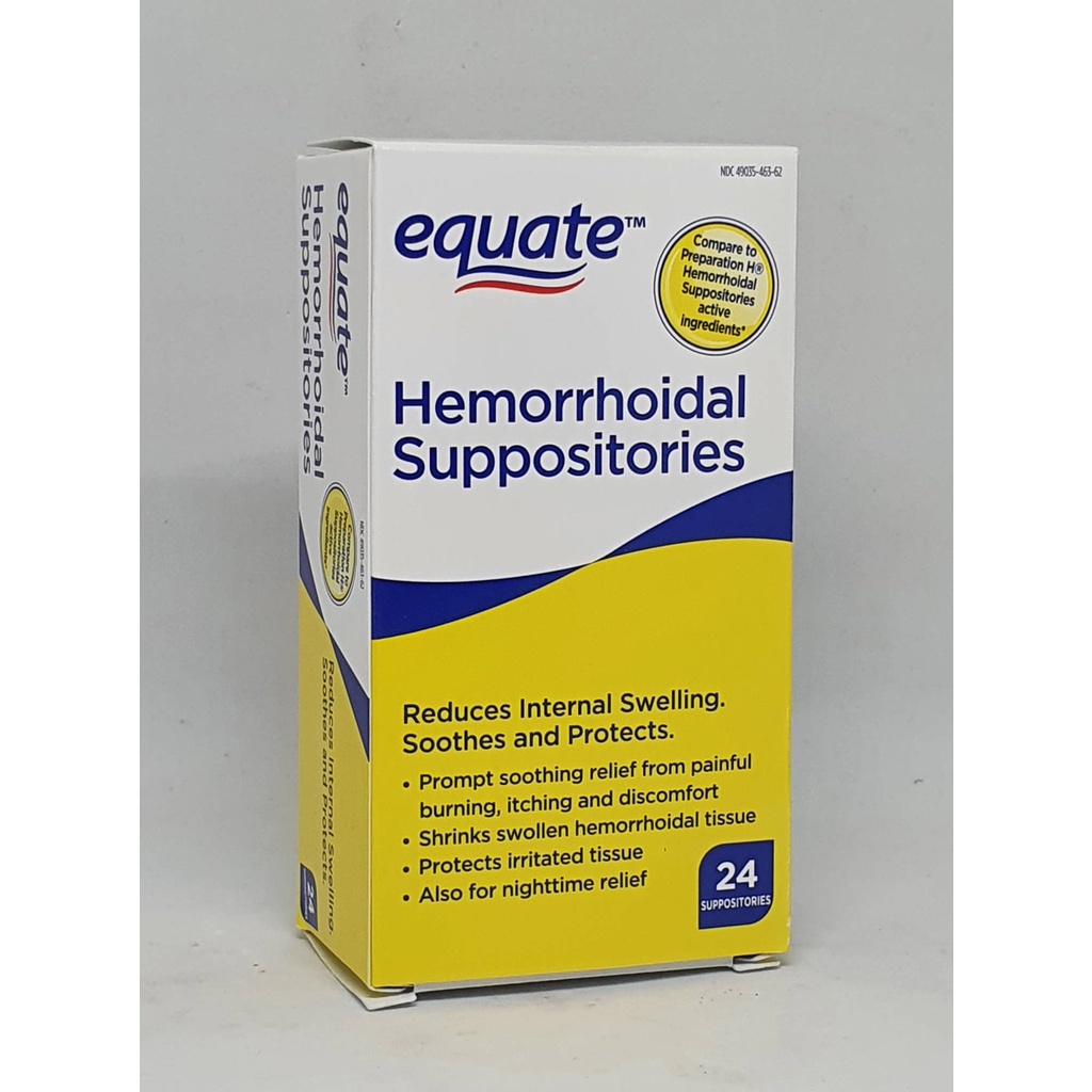 Hemorrhoids Suppository Relief Burning Itching Swollen Hemorrhoid 24pcs