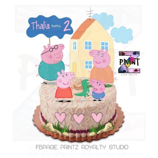 Peppa Pig Cake Toppers Shopee Philippines - piggy roblox tortas