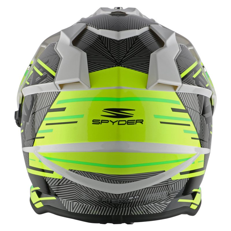 Spyder Dual Sport Helmet with Dual Visor Hex 2.0 GD Series 4 (FREE Clear Visor) cxjx Shopee