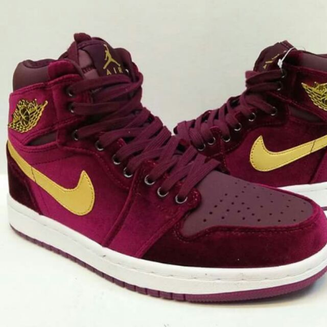 red velvet jordan 1