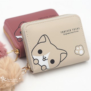 Puppy Cute Short Mini Wallet for Women #7