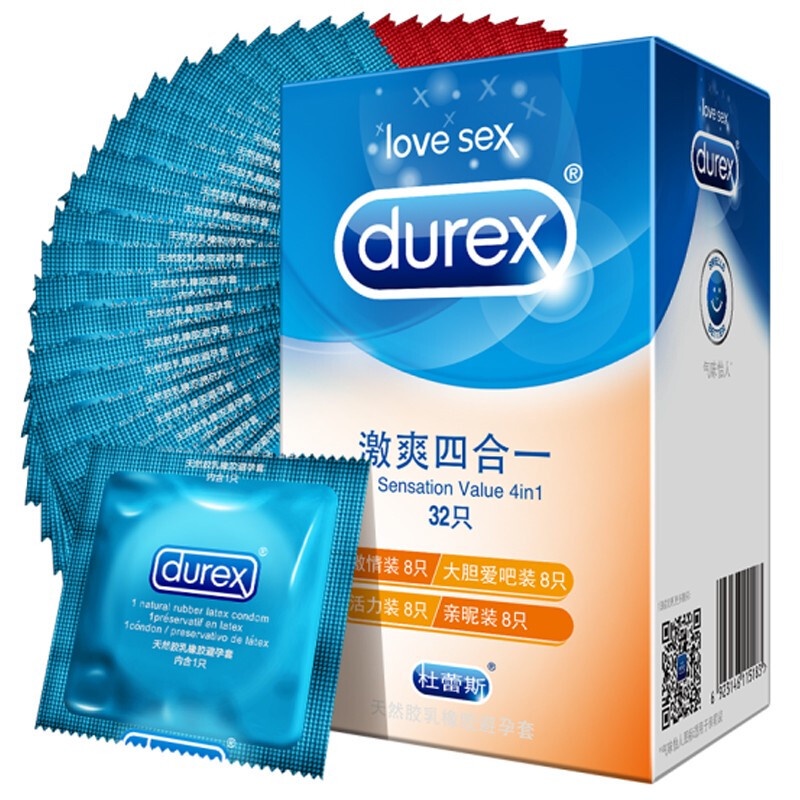 Durex/Durex Zest Four-in-One32Condom Condom Family Planning Products ...