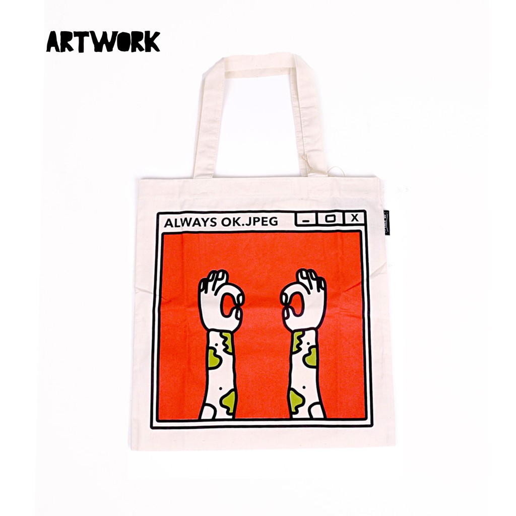 artwork tote bag