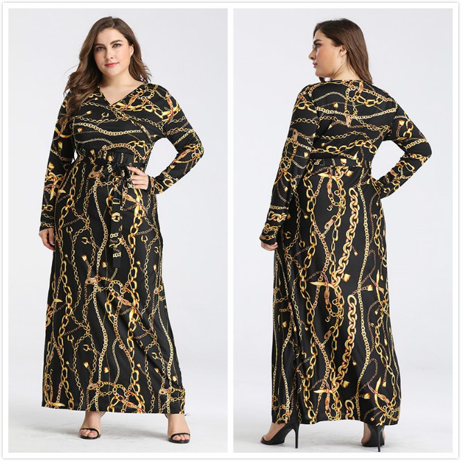 gold maxi dress plus size