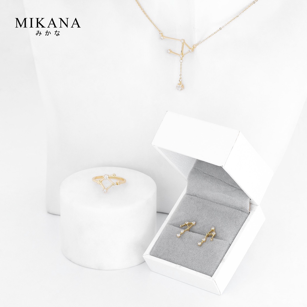 Mikana Constellation 18k Gold Plated Libra Jewelry Set Accessories For ...