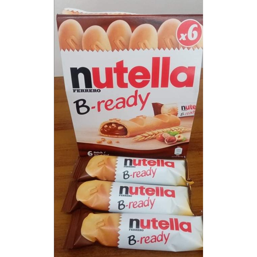 Nutella B-ready (132g X 6)... Exp. Dec 2022 | Shopee Philippines