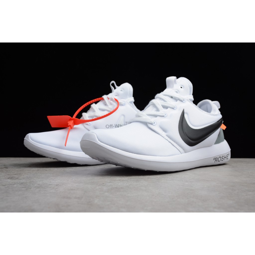 white nike roshe run mens