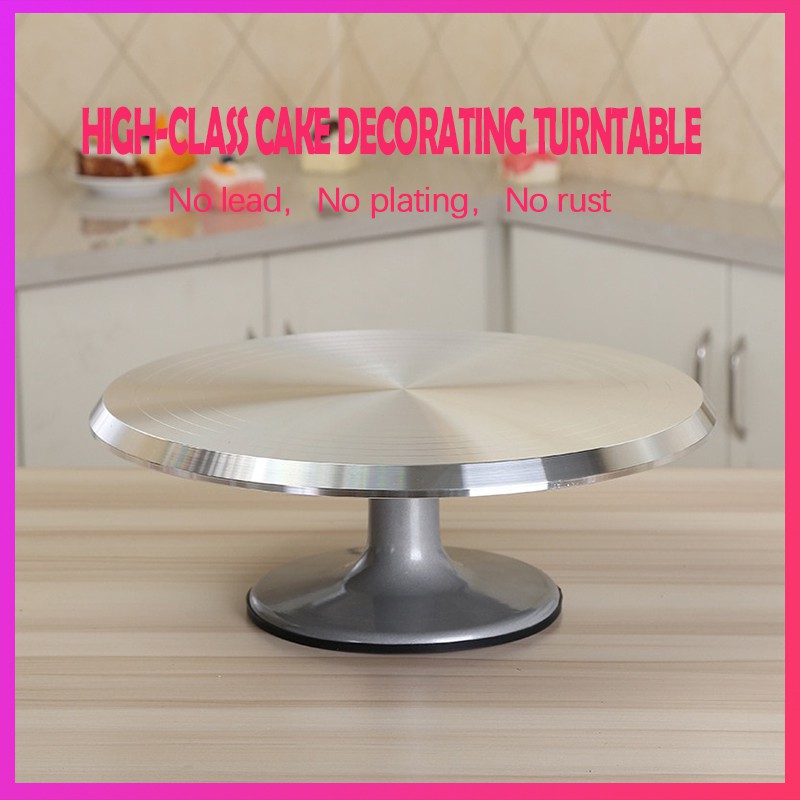 Aluminium Alloy Revolving Cake Stand 12 Inch Cake Turntable Revolving