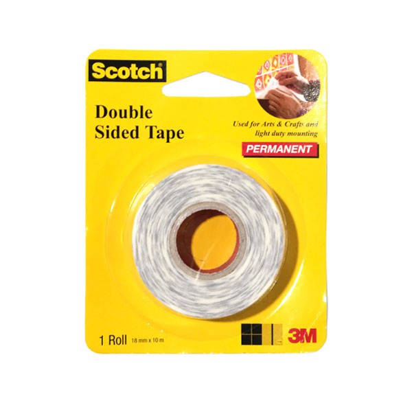 3M Scotch Double Sided Tape Blister 18mm x 10m | Shopee Philippines