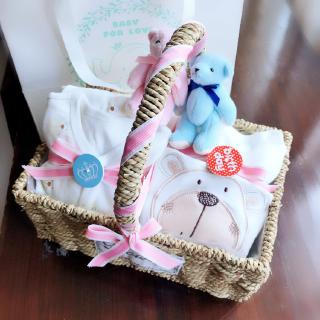 baby clothes gift basket