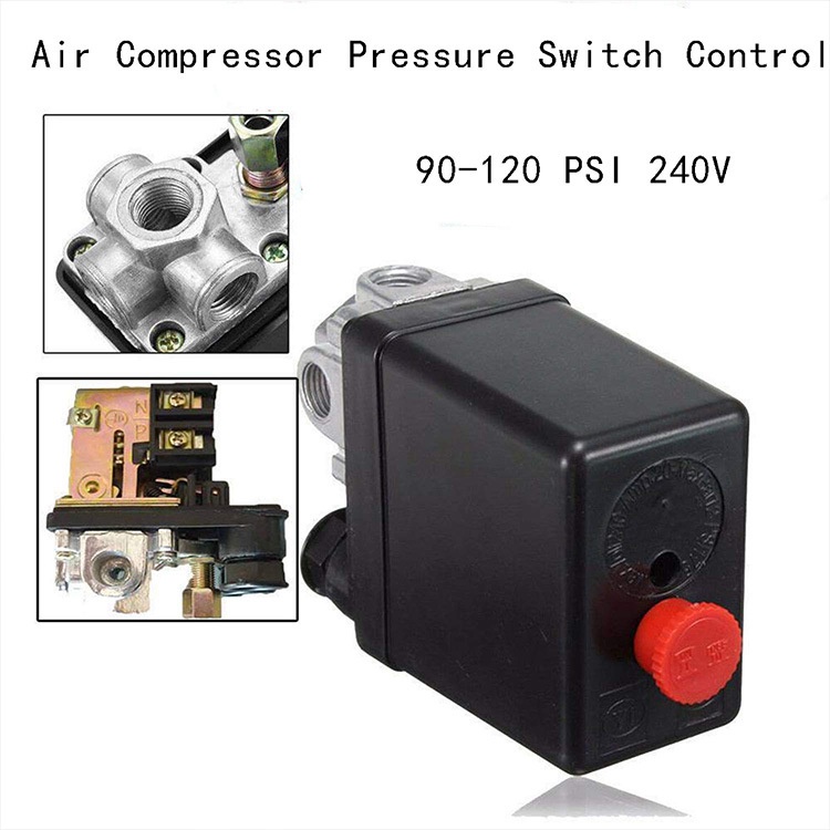 4 Hole Air Compressor Pressure Switch Control Valve Heavy Duty Air