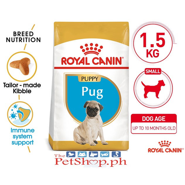 Royal Canin Pug Puppy Breed Health Nutrition orig pack Shopee Philippines