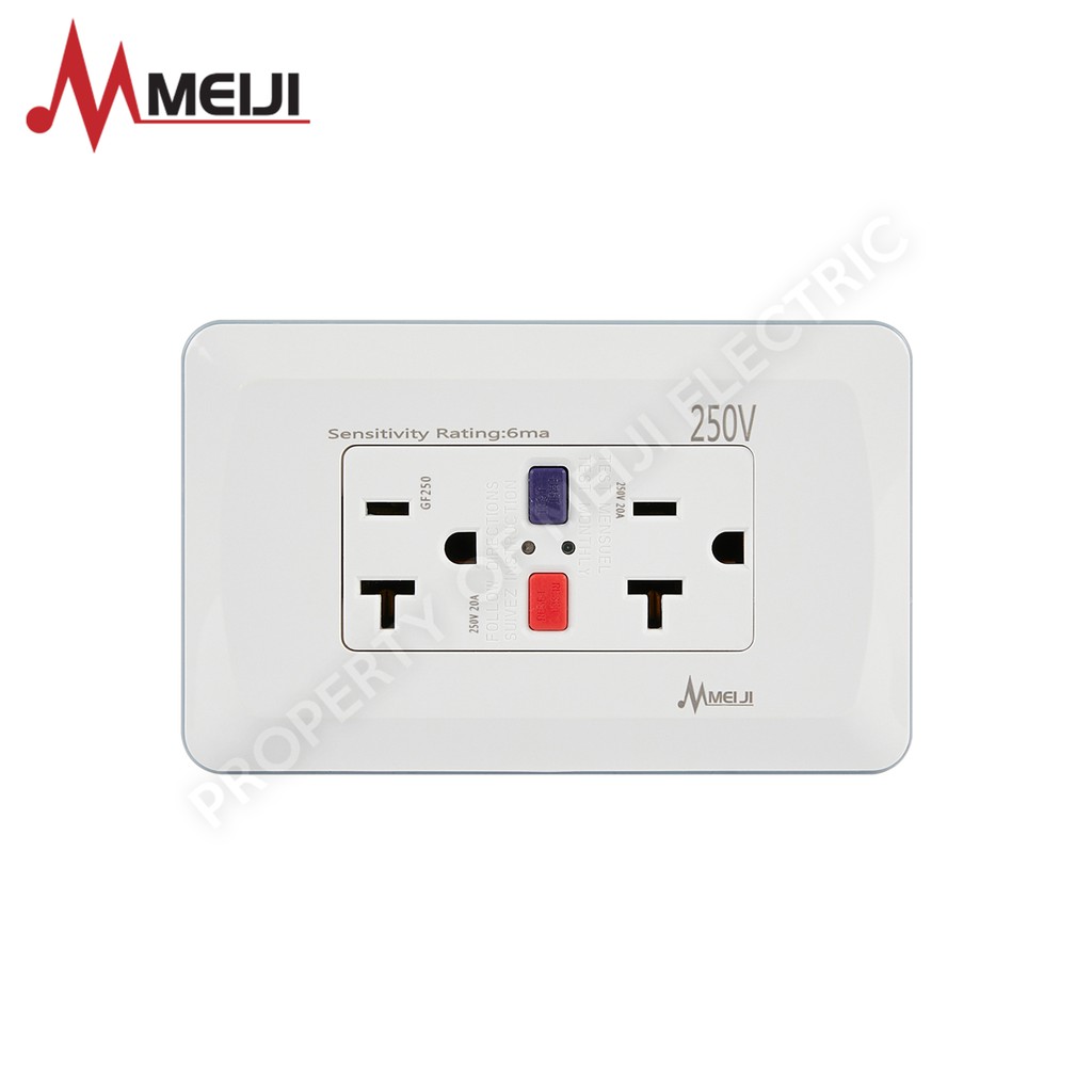 GFCI Ground Fault Circuit Interrupter [Meiji GFCI Duplex Convenience