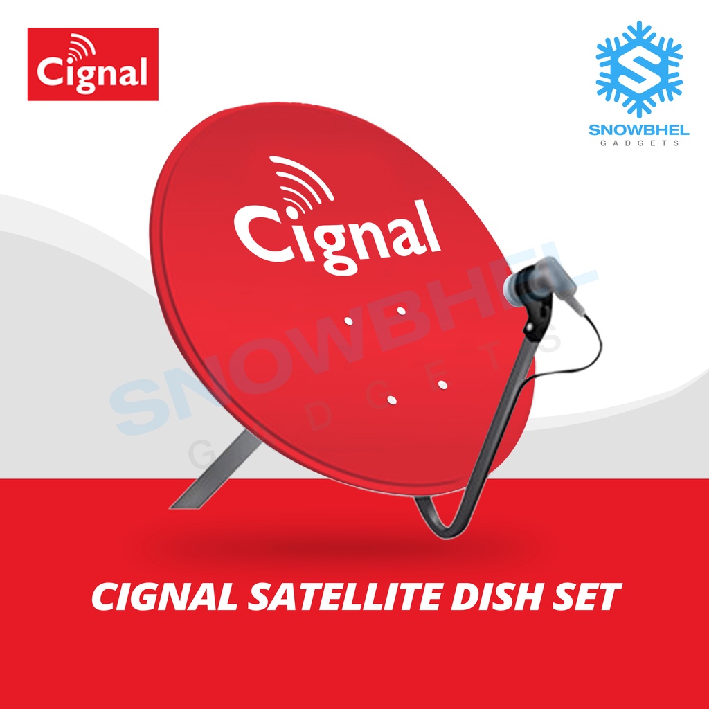 CIGNAL Satellite Dish Set Original Mounting Kit Set LNB Support Arm