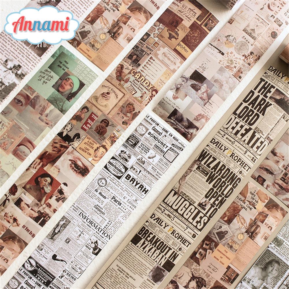 annami masking tape deco bujo planner vintage washi sticker diy journal