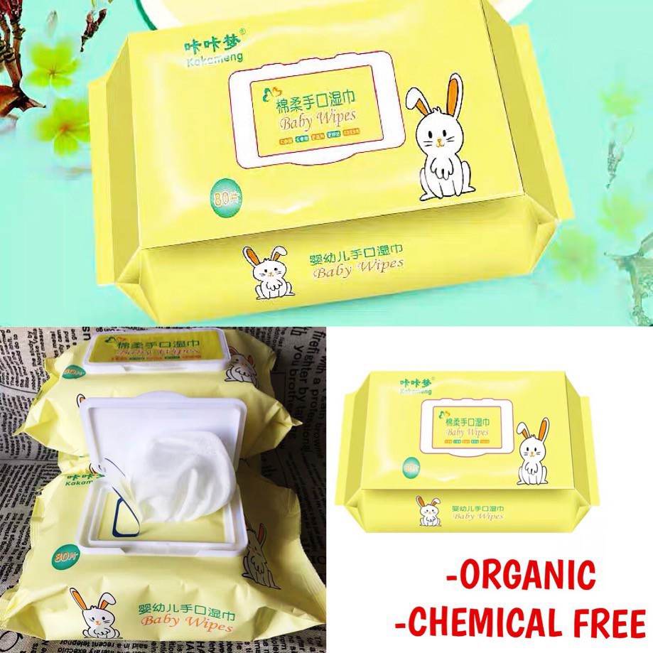 1 pack of baby wipes