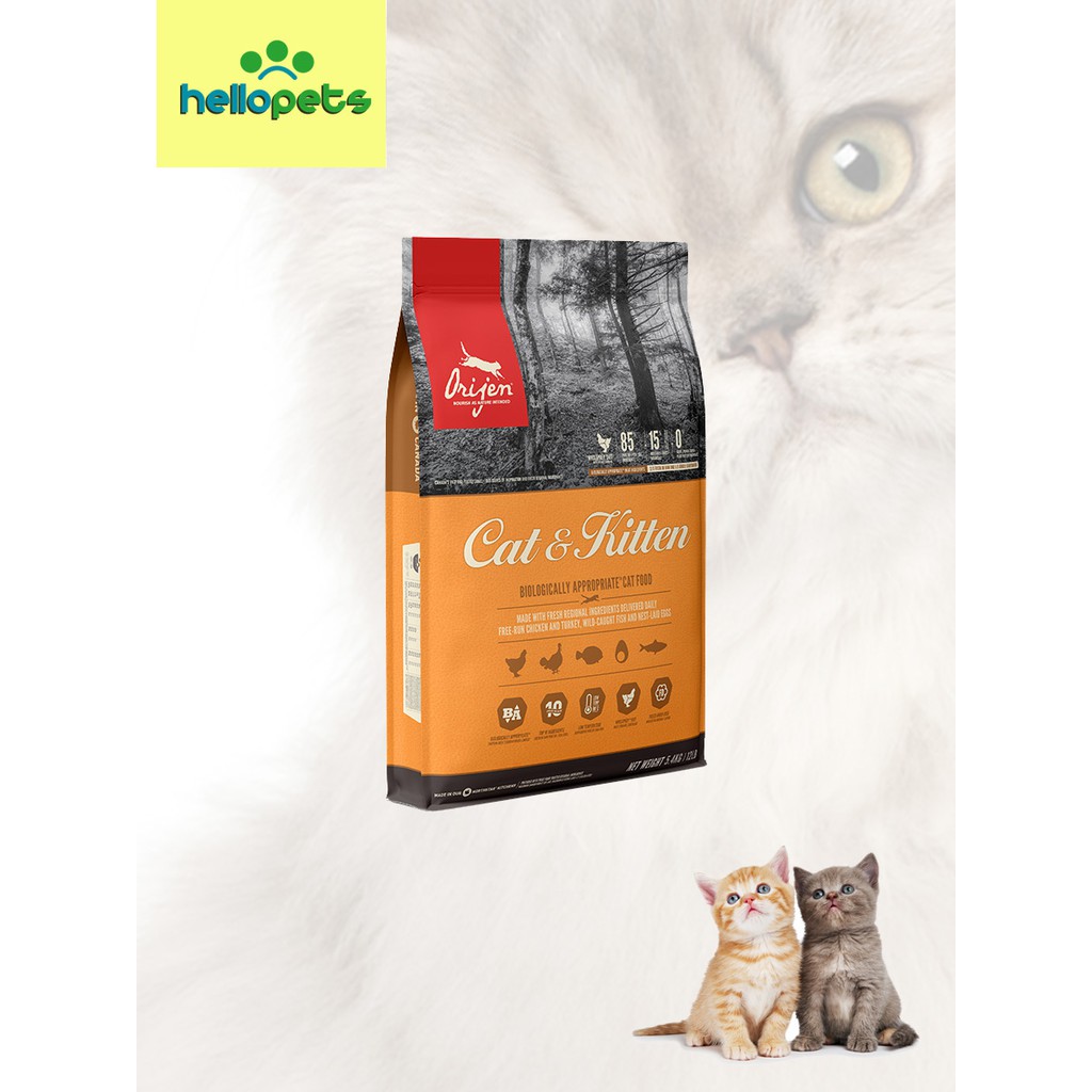 Orijen Cat Kitten Cat Food Per Bag 5 4kg Shopee Philippines