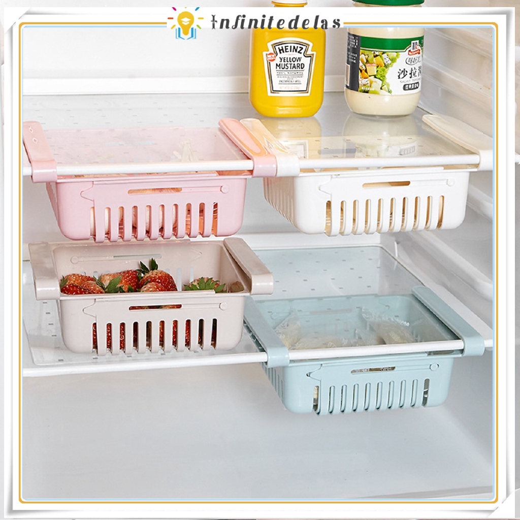 Infinite Oasismall Refrigerator Storage Box Creative Stretchable