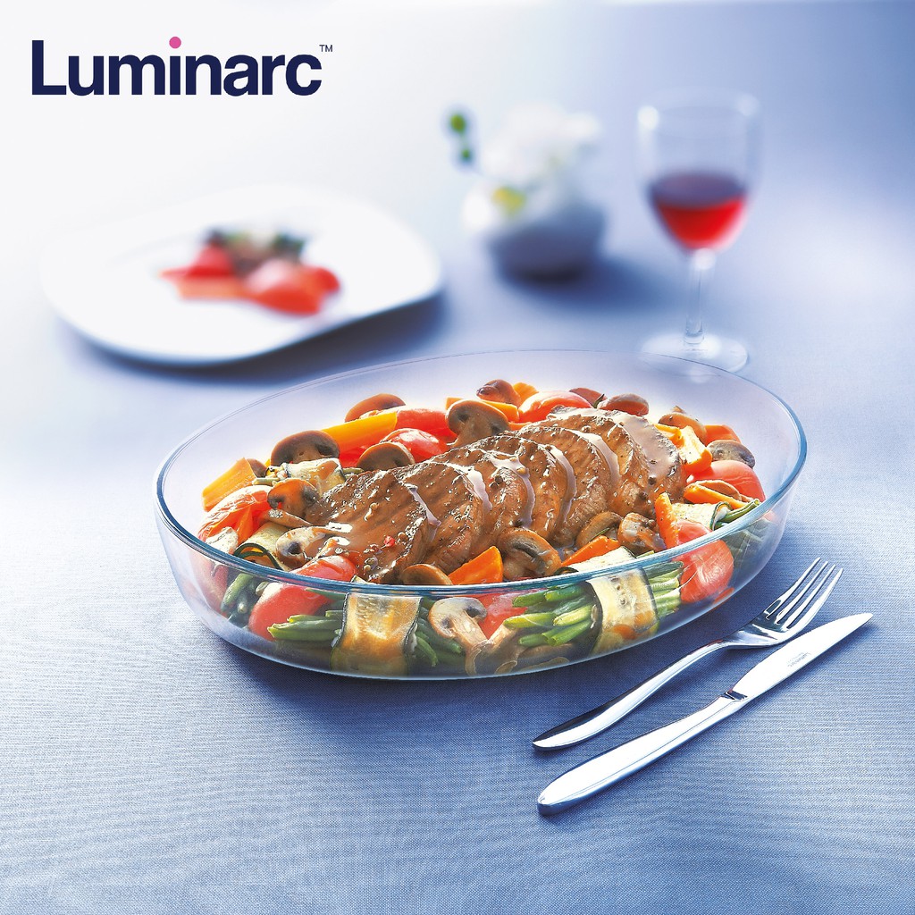Luminarc Oval Microwaveable bakeware Glass Serving Dish 3.8L J1339