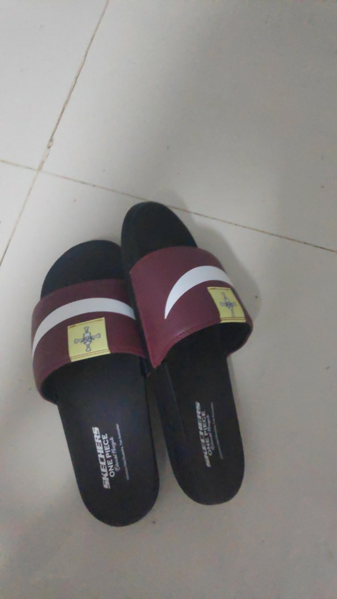 skechers x one piece slides