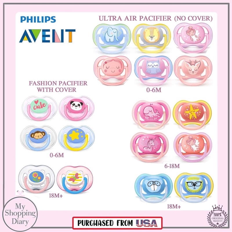 Avent Pacifiers and Sterilizer Case (sold separately) Shopee Philippines